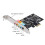 Κάρτα ήχου PCIe 5.1, κάρτα PCI Express Surround, στερεοφωνικός ήχος 3D 6