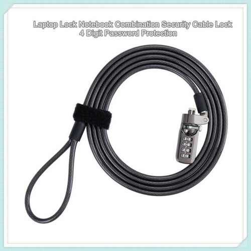 Security Anti-Theft Combination Laptop Notebook 4 Digit Password Lock 2
