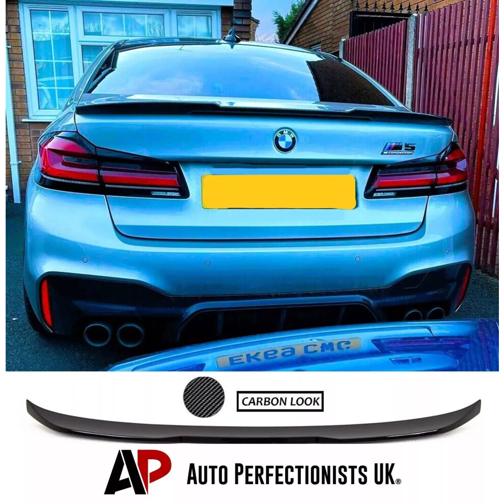 For Bmw 5 Series M5 G30 F90 Rear Boot Spoiler Cs Style Lip Wing 2016+ 5061072660658