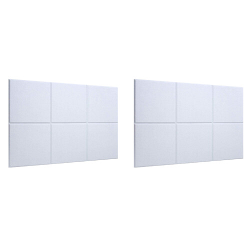 6 τεμάχια πάνελ ακουστικής απορρόφησης 12x 12 x 0,4 ίντσες ηχομονωτική επένδυση