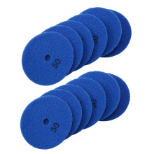 12 Pcs 4 Inch /100 Mm Grit 50 Diamond Marble Polisher Disc
