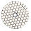 12 Pcs 4 Inch /100 Mm Grit 50 Diamond Marble Polisher Disc 6