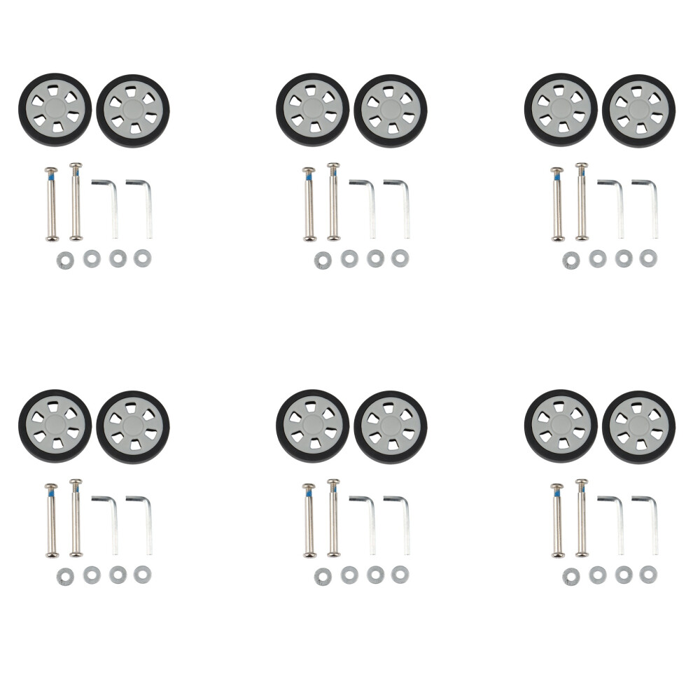 Aircraft Suitcase Pulley Rollers Mute Wheel Parts Repair 55X12mm-image-OPC-PHTPBBW-NEW