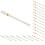 Students Creamy White Plastic 8 Holes Flute Recorder w Cleaning Stick 1