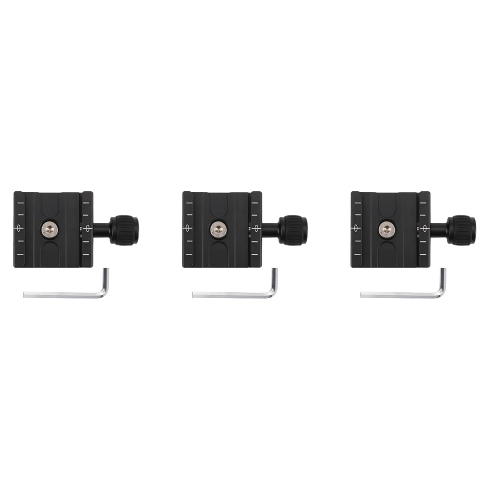 Aluminium 50Mm Quick Release Plate Qr Clamp For Tripod Ballhead 4851216634307