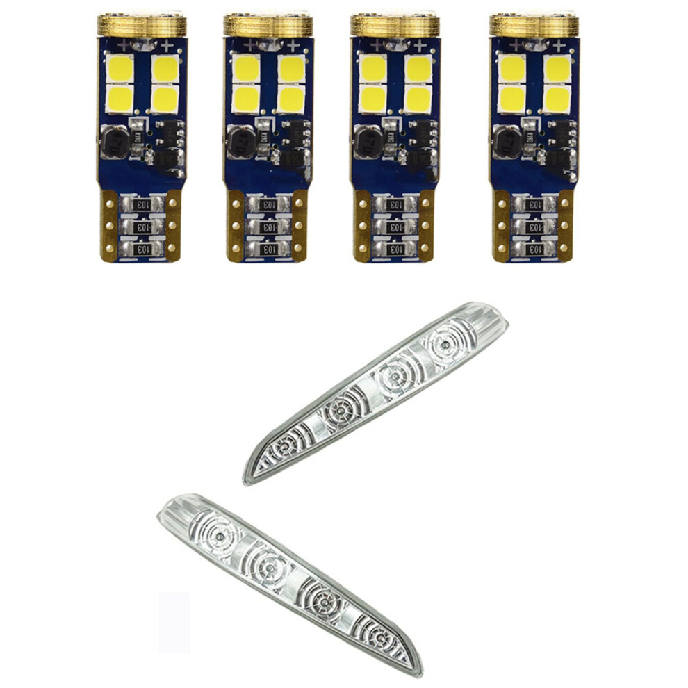 T10 168 Led Car Bulb 4Pcs 194 W5w 12-Smd 3030 Chipset Led Bulbs Light 4851216630873