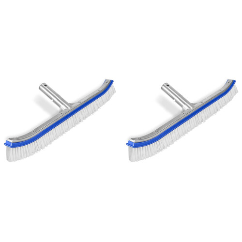 Cabeça de escova de reposição para poste de limpeza de piscina de 18 polegadas, azul