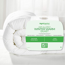 (15 Tog Duvet, Single - 135x200cm) MoonLight Microfiber Duvet Tog with Hollowfiber Filling