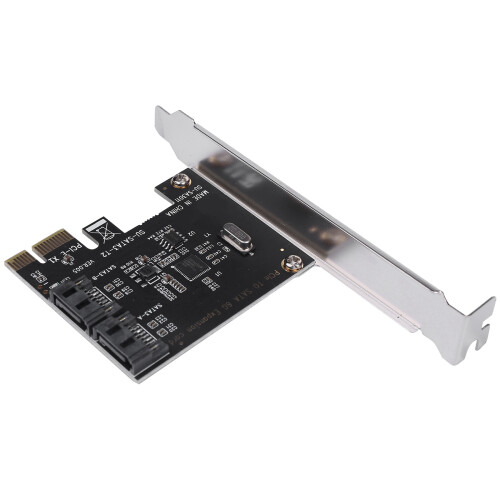 2X PCIe Express to SATA3.0 2-Port SATA III 6G Controller Card 2