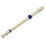 Students Plastic 8 Holes Soprano Recorder Flute Beige Blue 2