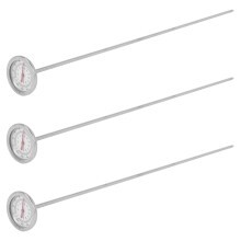 3X Compost Soil Thermometer 50 Cm Length Stainless Steel Measuring