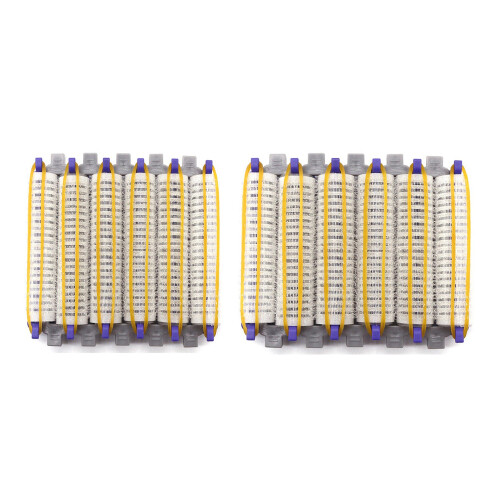 Grote 24-delige salon nylon klittenband haarrollers set haarpermanent 1