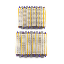 Stor størrelse 24 stk. Salong Nylon Hook & Loop Hair Rollers Set Hårpermanent