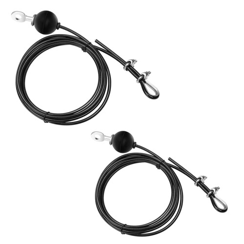 Cable de acero resistente ajustable para gimnasio de 2 metros