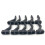 10 τεμάχια Hook Rack Wall Mount Home Studio Display για κιθάρα-μπάσο 4