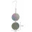 24PCS/Set Bird Repellent Discs Reflective Hanging Device to Keep 4