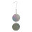 24PCS/Set Bird Repellent Discs Reflective Hanging Device to Keep 3