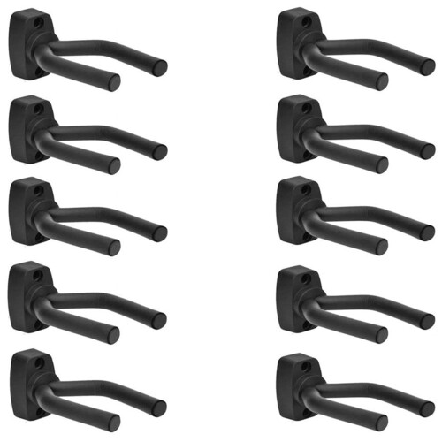 10 τεμάχια Hook Rack Wall Mount Home Studio Display για κιθάρα-μπάσο 2