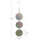 24PCS/Set Bird Repellent Discs Reflective Hanging Device to Keep 7