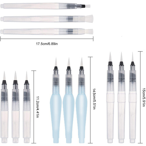 Set de 12 pixuri acuarelă, pachet de 12 pixuri acuarelă 2
