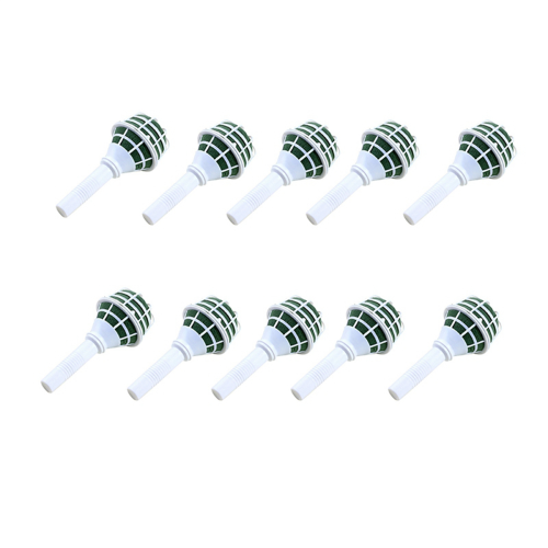 10 stk. skum blomsterhåndtag buketholdere håndtag buketholder 1