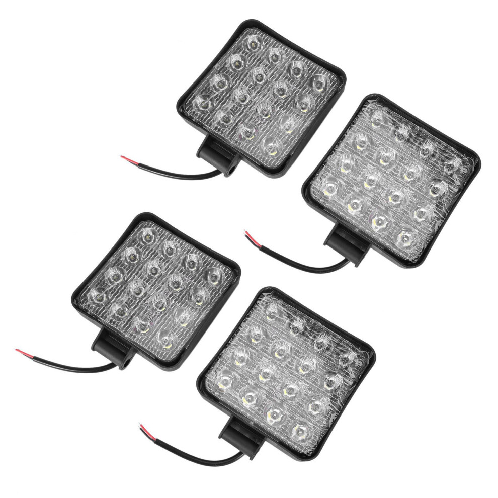 2 Pcs 48W 6000K Led Work Lights Lamp Tractor Suv Truck 4Wd 12V 24V 4851216668319