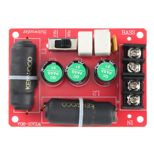 Tweede-orde crossover luidspreker frequentiedeler DIY thuisbioscoop 1