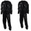 Tuta da sauna per dimagrimento e fitness resistente, nera, XL 1