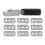 2x Vinyl Back Paper Slitter Cutter Handmatig Mes voor Auto Extra Mes 3