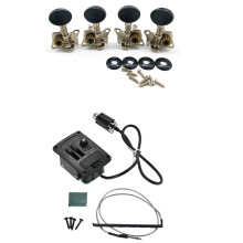 Uk-300T Ukulele Piezo Pickup Forforstærker 2-bånds Eq Equalizer