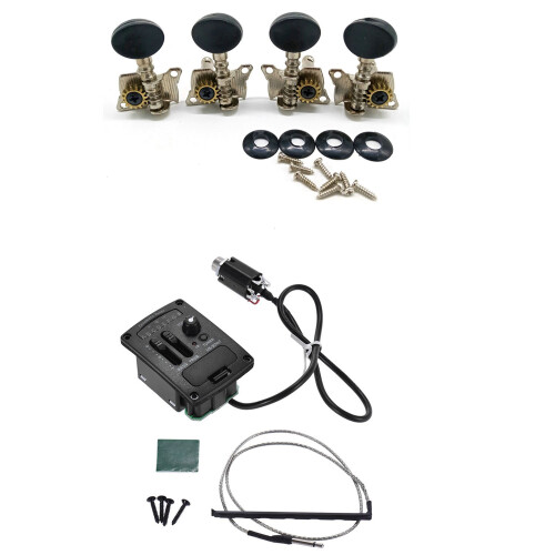 Uk-300T Ukulele Piezo Pickup Preamp 2-bånds Eq Equalizer