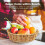 2X Hand-Woven Wicker Basket for Fruit, Vegetable, Gift -25 x 8cm 5