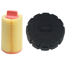 1 Pcs Radiator Coolant Expansion Tank Cap & 1 Pcs A2710940204 Engine Air Filter