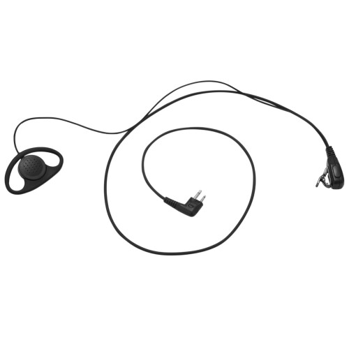 (6 Pack) 2Pin Advanced D Shape Clip-Ear Ptt Headset Earpiece Mic 2