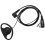 (6 Pack) 2Pin Advanced D Shape Clip-Ear Ptt Headset Earpiece Mic 2