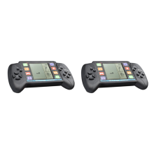 3x draagbare 3,5-inch LCD-gamespeler met ingebouwde 23+26 games (zwart)