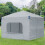 10x10 FT Pop-Up Canopy Tent with Roller Bag and Curtain 3