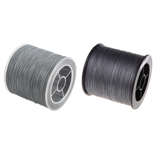 500M 50LB 4 Stränge Multifilament PE Braid Angelschnur Grau