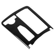 Central Console Water Cup Holder Cover for C Class W204 08-13 & Gear Shift Knob Leather Boot Gaitor Cover