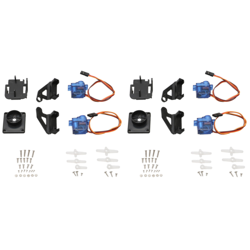 Support de Servo PT, plate-forme de caméra panoramique/inclinaison, support de caméra Anti-Vibration pour avion FPV dédié en nylon PTZ pour 9G SG90 MG90S  26