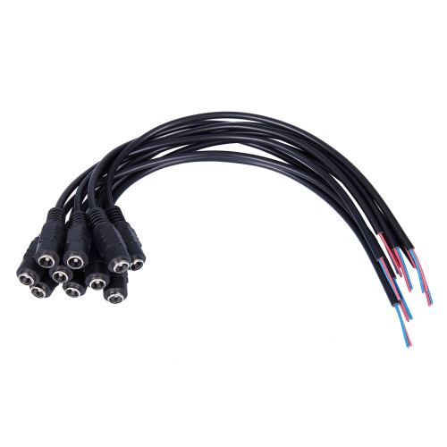 10 buc cablu conector mamă ștecher alimentare CC 12V 5.5x2.1mm 15CM 1