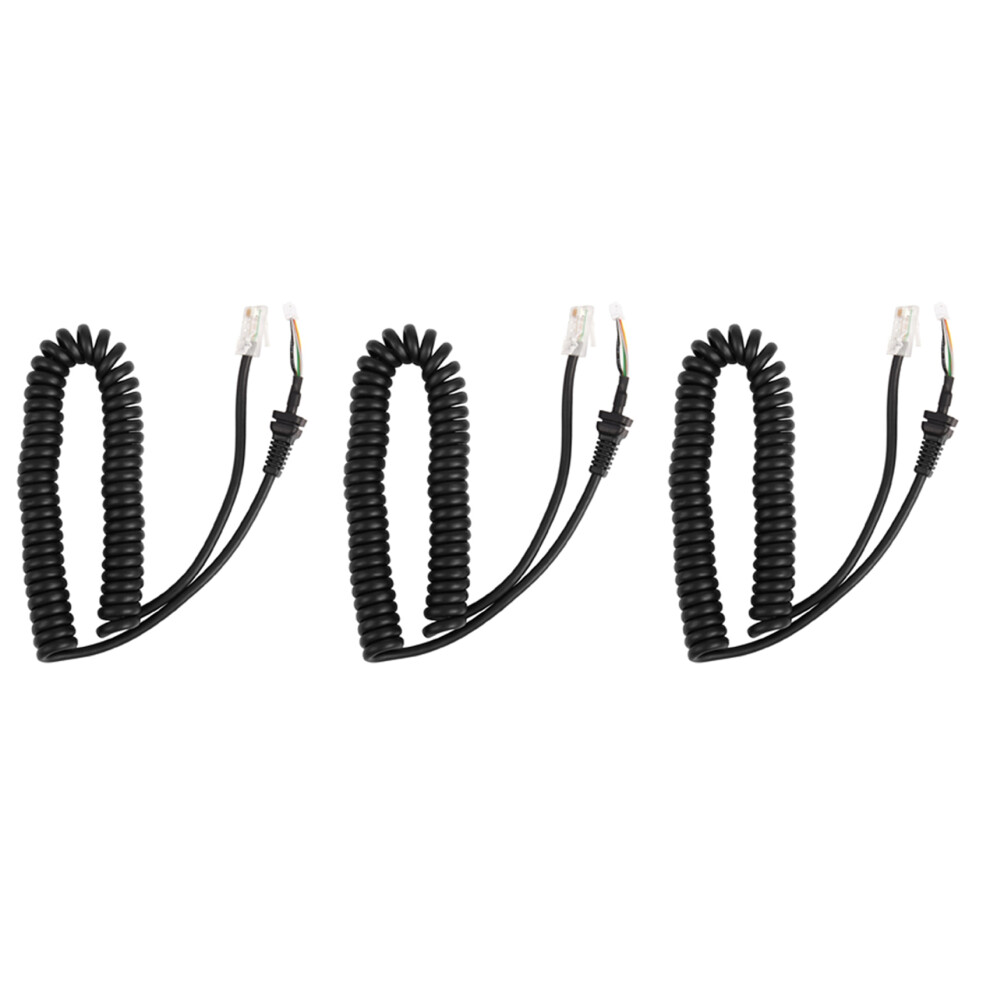 Photos - Cable (video, audio, USB) 48A6 For Car Radio Talkie Walkie Telephone Spring Line