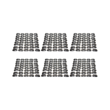 40Pcs Pince U-forme Pr Perruque Cheveux Extensions DIY Clips Noir