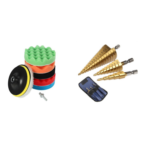 8Pcs/Set Car Sponge Polishing Pad Set 5 Inch Buffing Waxing Pad
