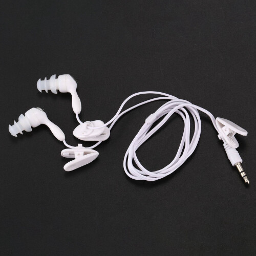 Water proof In-ear Headphone Earphone for MP3 MP4 Underwater White 2