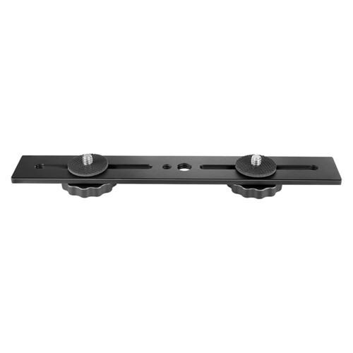 Suporte de tripé para câmera com flash duplo de 8 polegadas com parafuso de 1/4 2