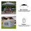 10x10 FT Pop-Up Canopy Tent with Roller Bag and Curtain 6