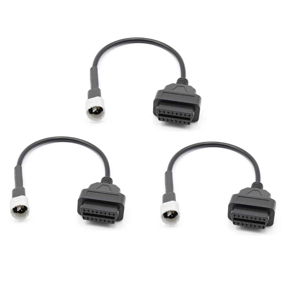 Obd Motorcycle Cable For 3 Pin Plug Diagnostic Cable Adapter 4851216612121