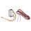 22 Gauge Red Black Zip Wire AWG Cable Power Ground Stranded Copper 1