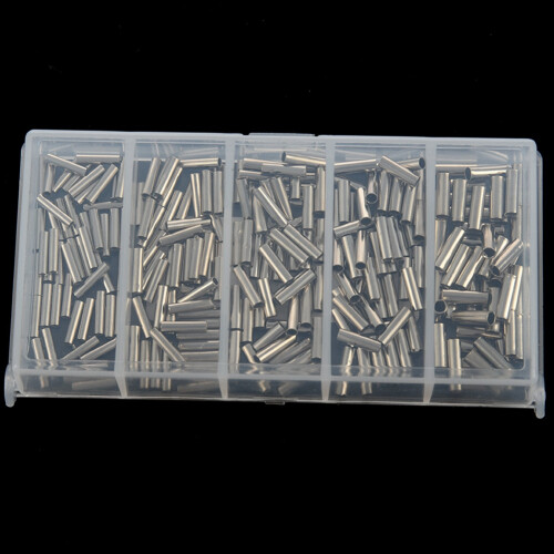 Juego de 250 cables de pesca con manguito de engarce simple 2